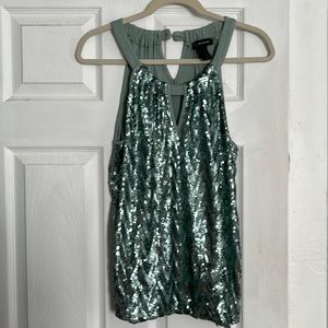 Inc International Concepts Tops | Sleeveless Blouse | Color:  green | Size: L
